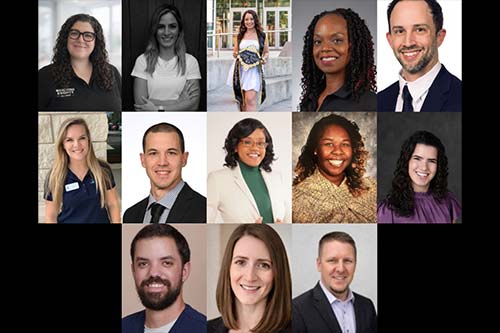 Collage of CHPS Alumni Council headshots