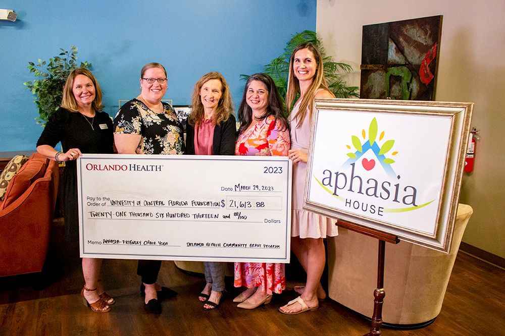 Orlando Health Funds Chair Yoga Therapy Program for People with Aphasia