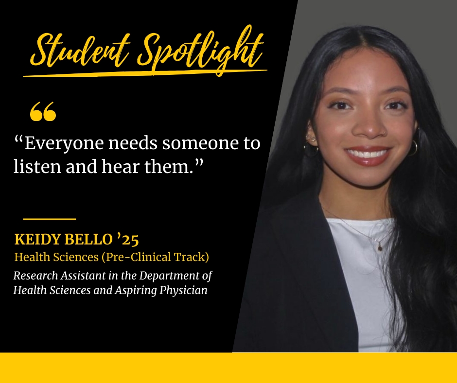 Student Spotlight: Keidy Bello, Health Sciences