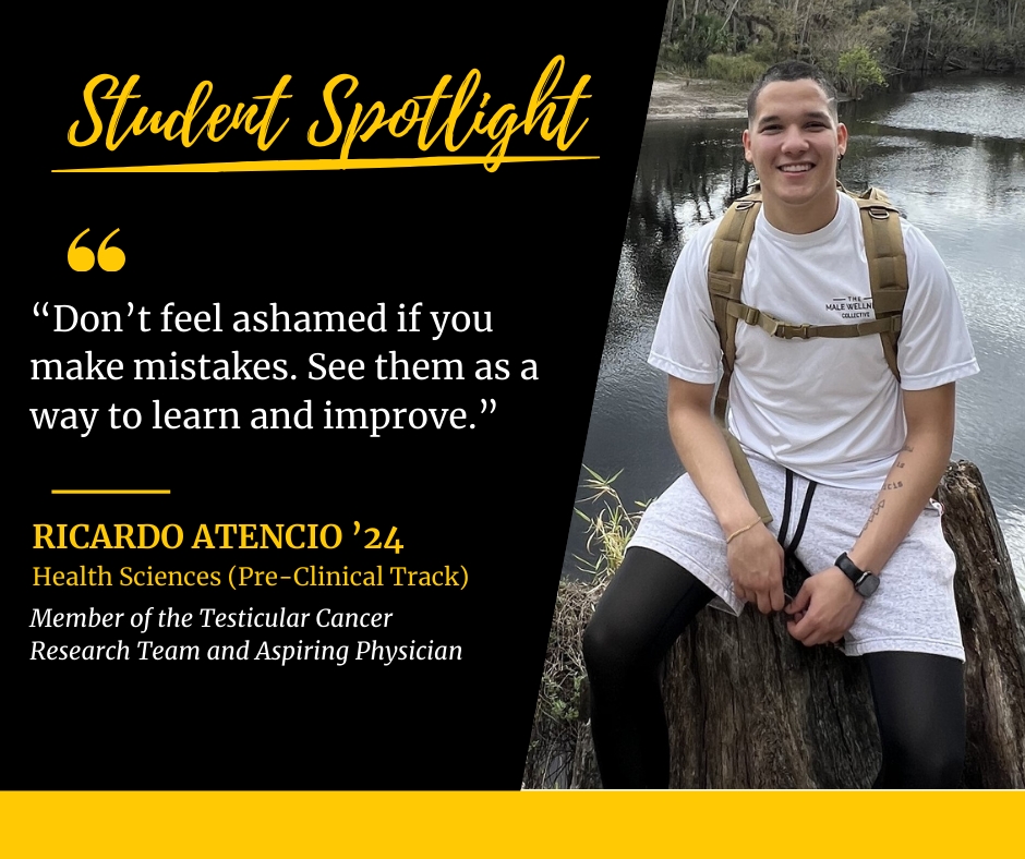 Student Spotlight: Ricardo Atencio, Health Sciences