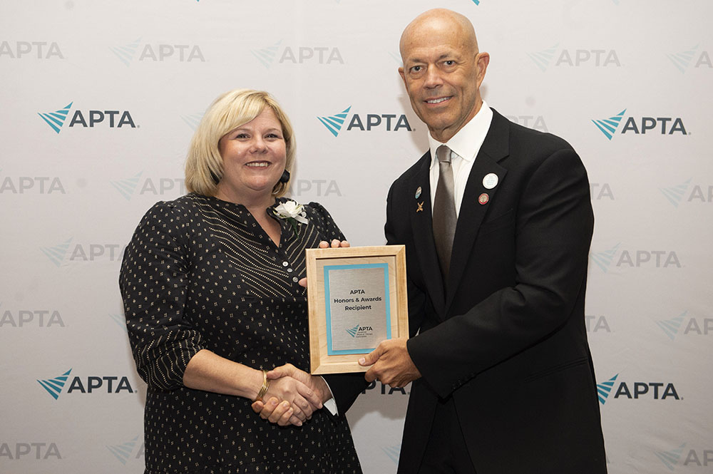 Clinical Associate Professor Jennifer Tucker Honored with APTA Societal Impact Award
