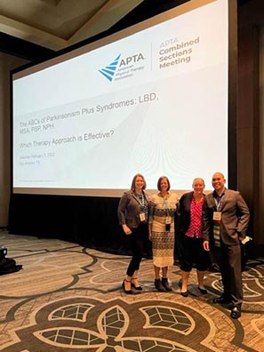 Residency Faculty Presents with National Parkinson Task Force Members