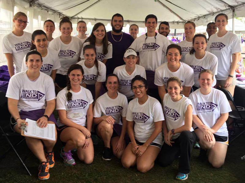 group photo of students at community involvement