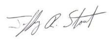 Signature of Jeff Stout