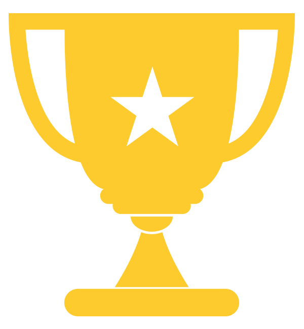 graphic icon of a trophy
