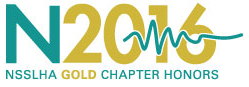 NSSLHA logo for the 2016 Gold Chapter Honors.
