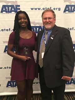 AT Student Earns ATAF Legacy Award