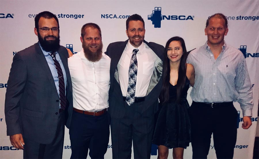 Graduate students attend NSCA national conference, win award