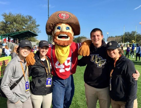 Athletic Training Students Learn From the Pros at NFL Pro Bowl Events