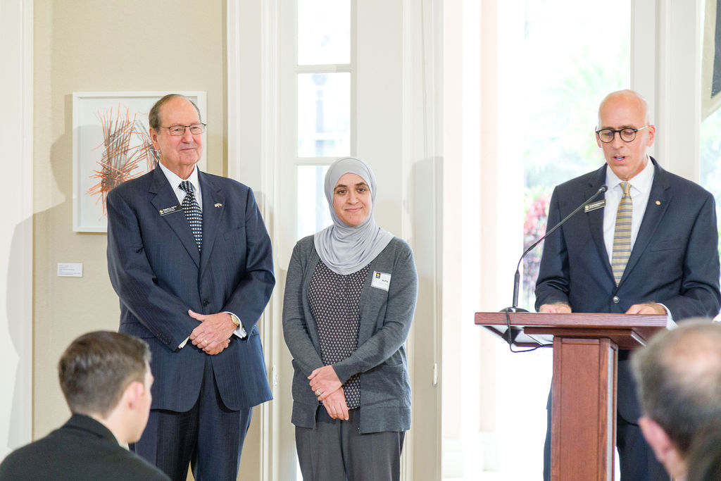 Saleh Honored for Exceptional Leadership of Health Sciences Program