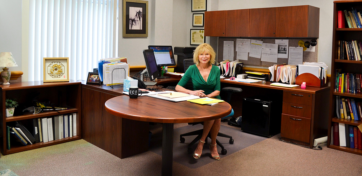Bonnie L. Yegidis in her office