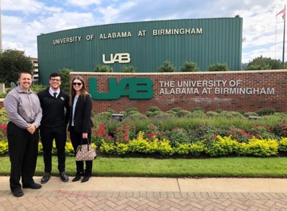 Matt Stock, Ryan Girts, and Kylie Harmon visit UAB and Auburn University!