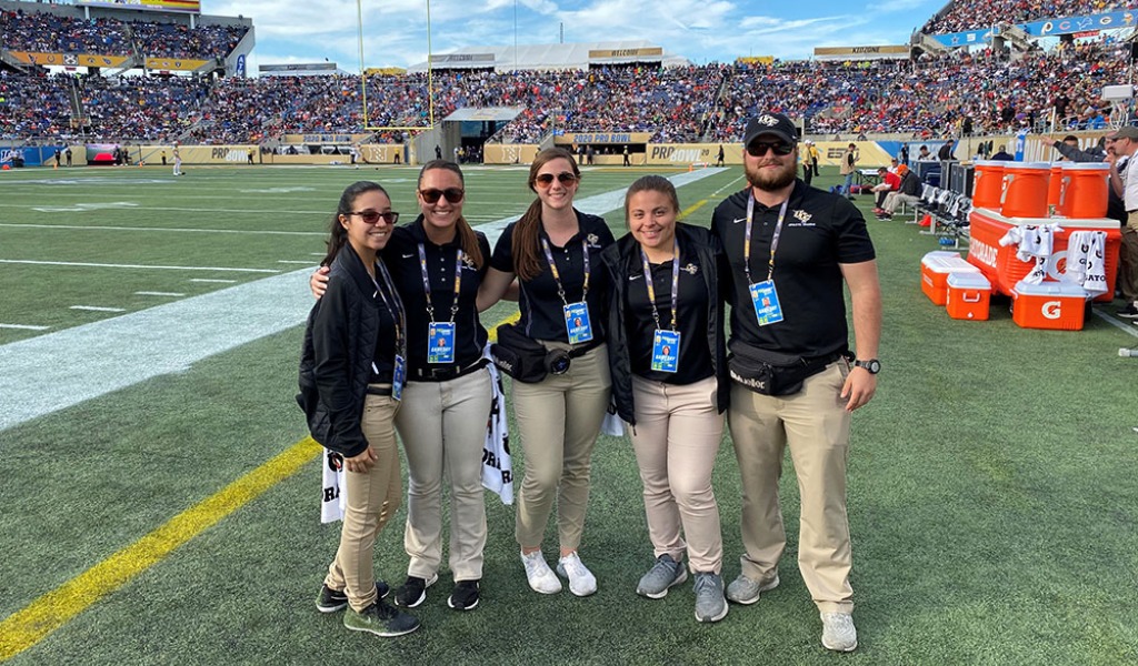 Athletic Training Students Participate in Pro Bowl - College of