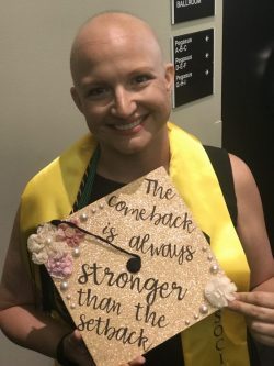 MSW Alumna Overcomes Cancer During School and Achieves Her Goals