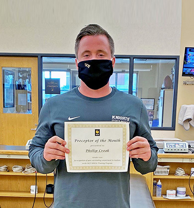 Phillip Croak:  Athletic Training Preceptor of the Month for October 2020