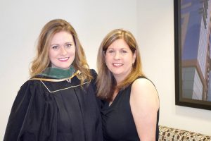 a college graduate and her mom