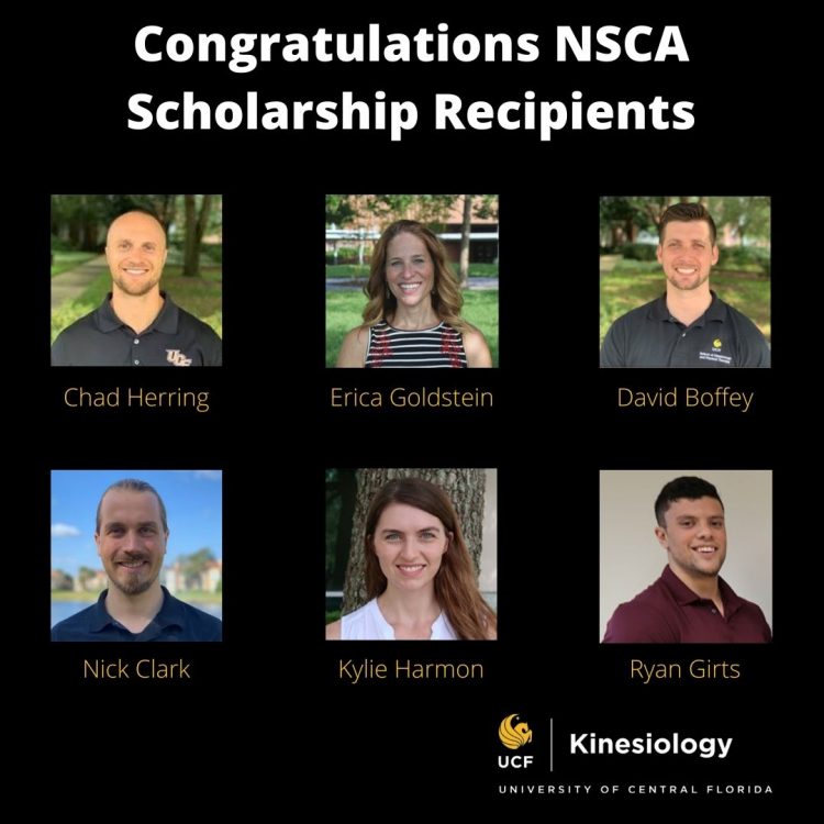 Six Kinesiology Students Earn National Scholarships