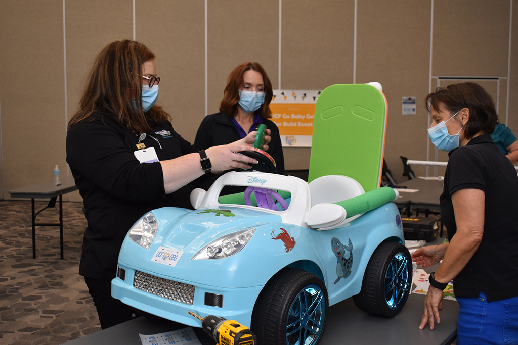 Go Baby Go! Partners with Engineering and Computer Science Seniors to Enhance Toy Cars as Mobility Devices