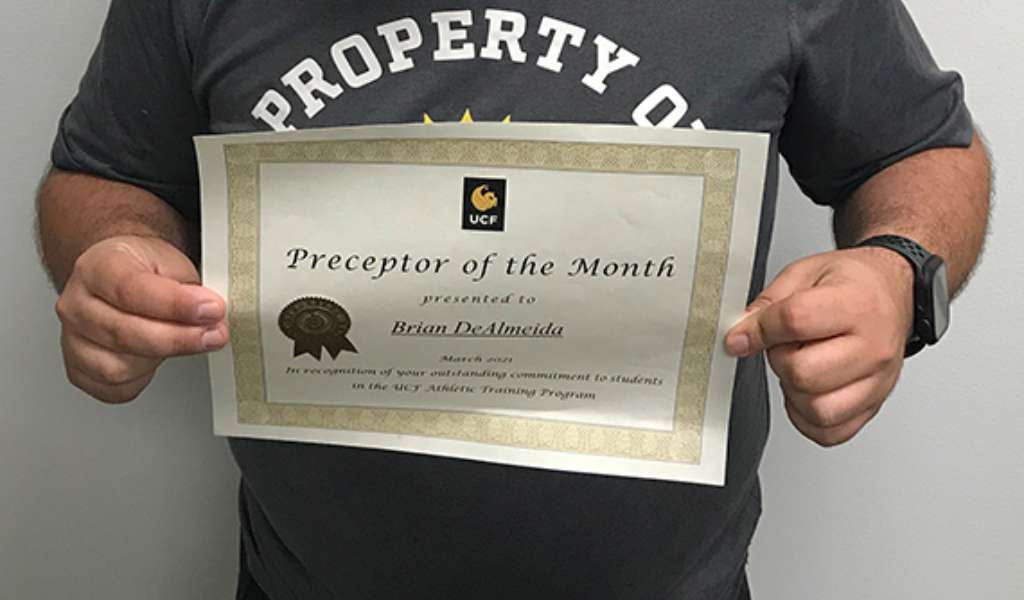 March 2021: Athletic Training Preceptor of the Month