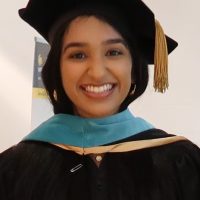 Headshot of Pankti Mehta in cap and gown.