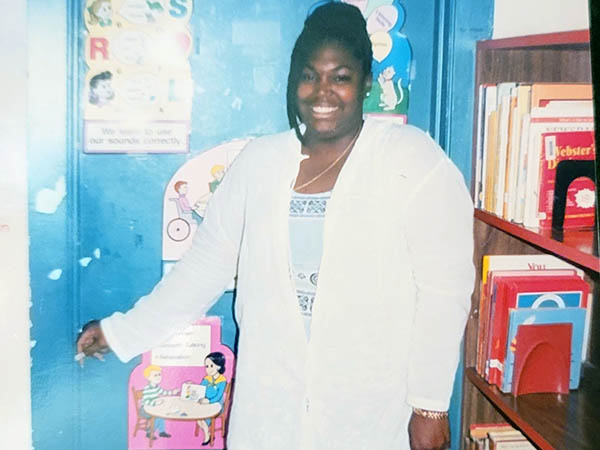 Rachel Williams in her first SLP classroom at Endeavour Elementary School in Cocoa, FL (1993-2000)