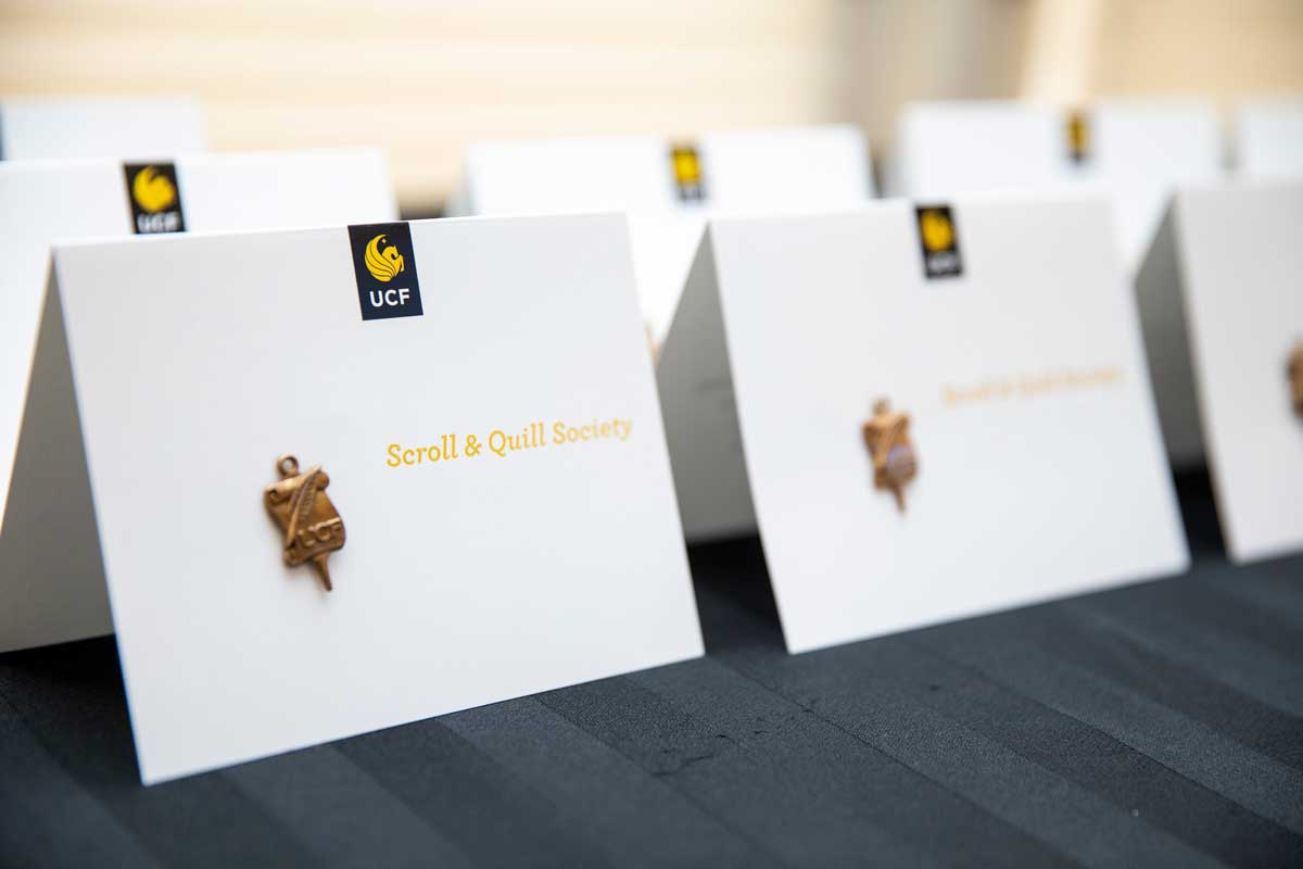 21 Faculty Members Inducted into UCF Scroll and Quill Society