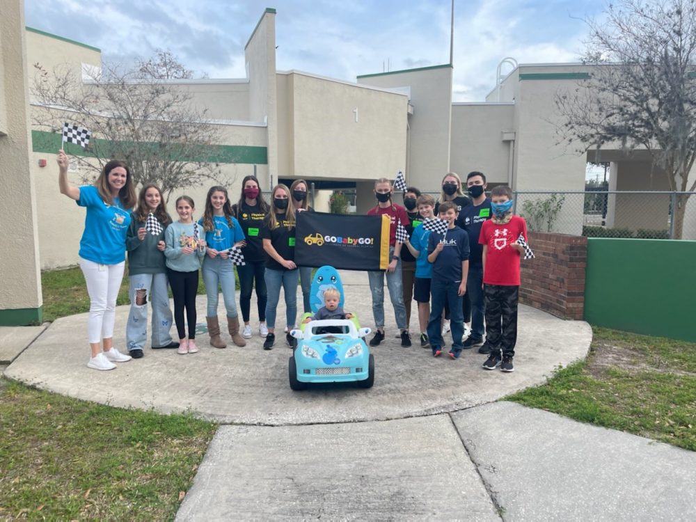 UCF Go Baby Go Builds Car with Sabal Point Elementary