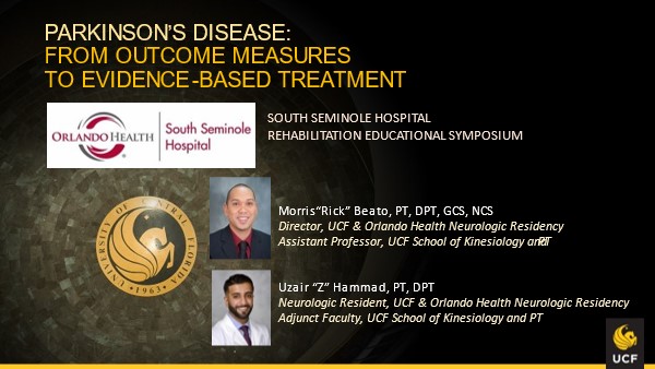 Uzair Hammad Presents at South Seminole Rehabilitation Educational Symposium