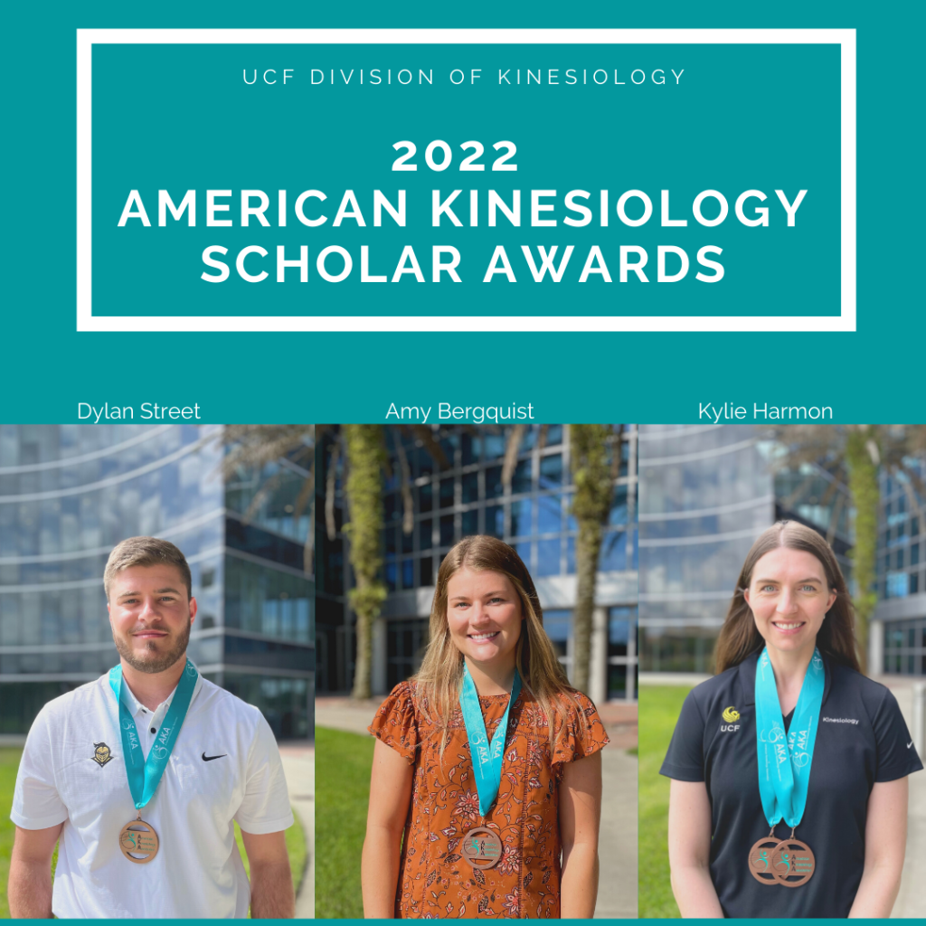 Kinesiology Students Earn Awards from American Kinesiology Association