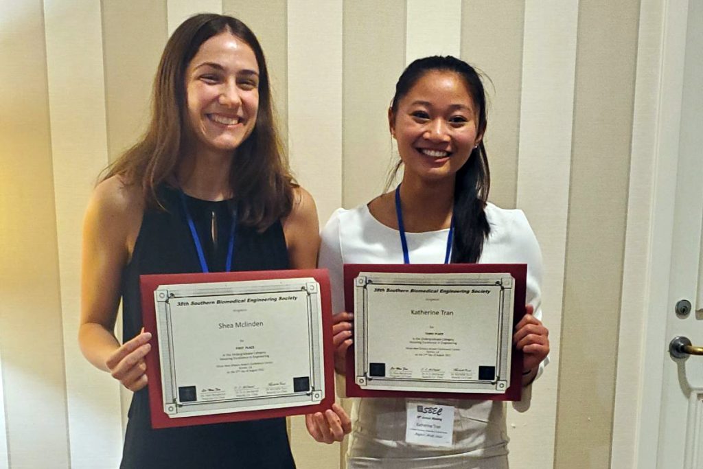 UCF Limbitless Solutions Students Win Awards at SBEC Biomedical Engineering Conference