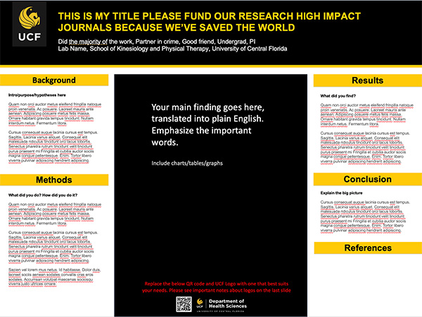 Screenshot Example of Research Poster Template