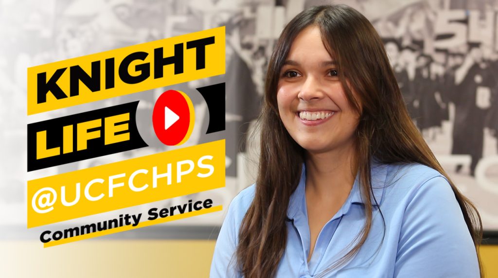 Lily Rubio Knight Life @UCFCHPS Community Service