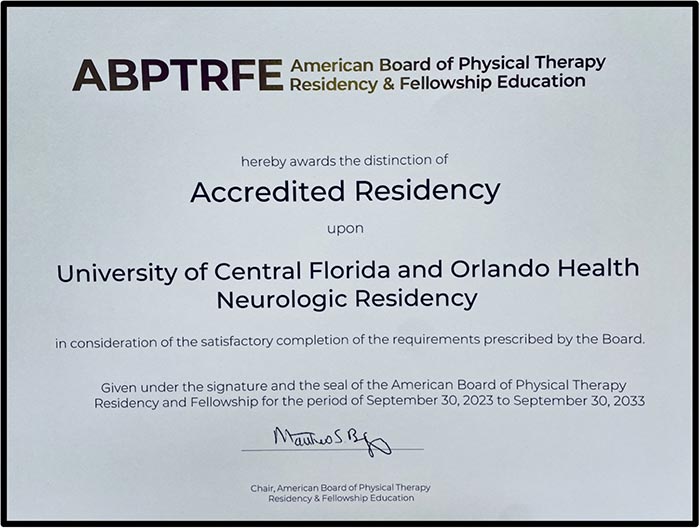 UCF and Orlando Health Neurologic Residency Reaccredited