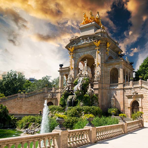 fountain in Barcelona