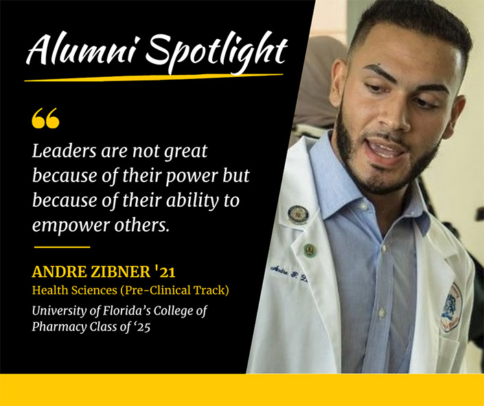 Alumni Spotlight: Andre Zibner, Health Sciences