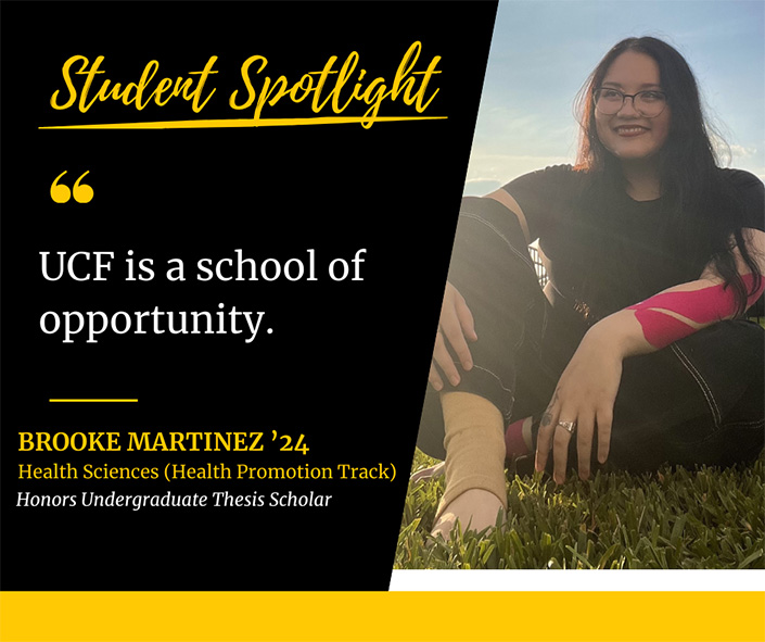 Student Spotlight: Brooke Martinez, Health Sciences