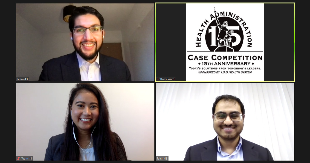 UCF Health Administration Graduate Students Compete in Virtual Event to Take on Real-World Healthcare Problems