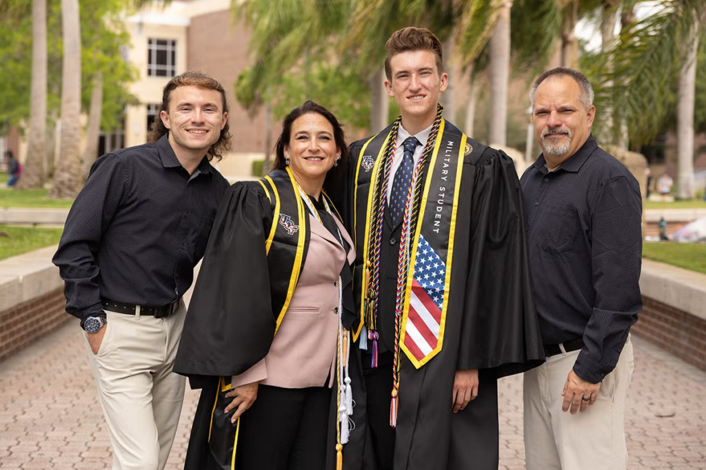 The Castro Tapler family smiling
